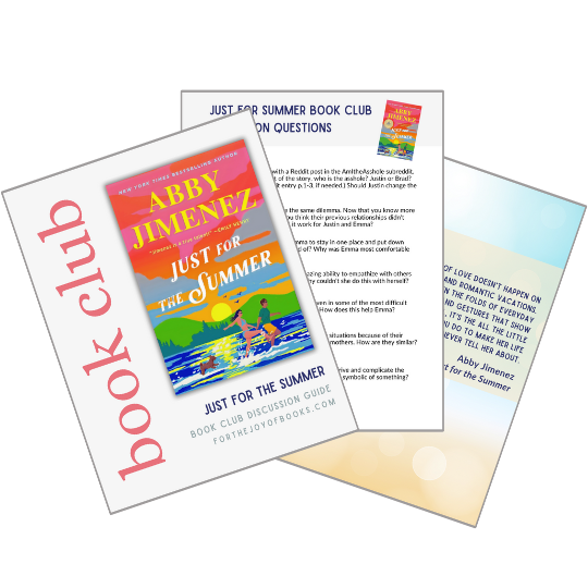 Just for Summer Book Questions