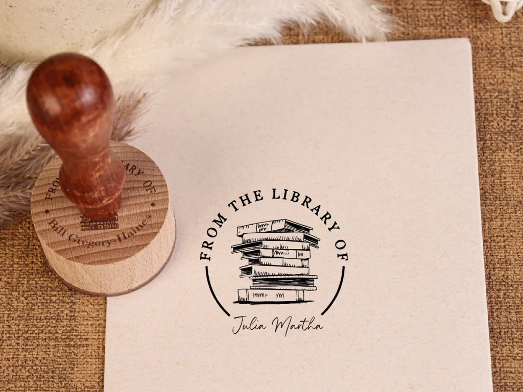 book stamp