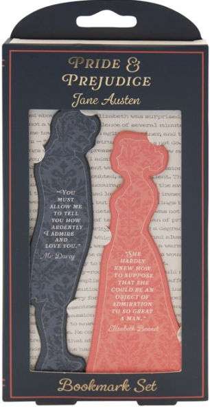 pride and prejudice leather bookmark